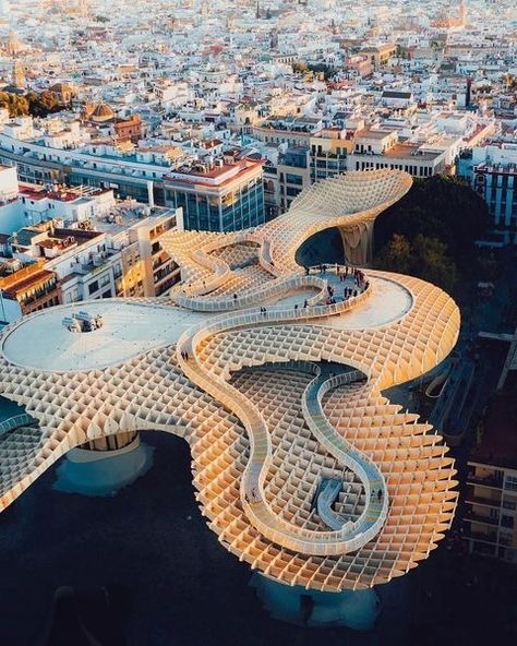 Tent Inside, Metropol Parasol, Visit Places, Parametric Architecture, Santiago Calatrava, Seville Spain, Spain And Portugal, Spain Travel, Seville