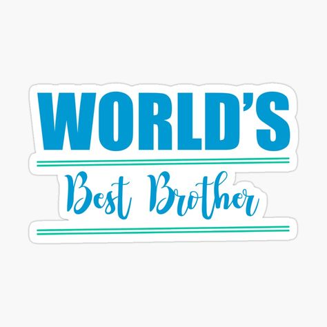 Get my art printed on awesome products. Support me at Redbubble #RBandME: https://www.redbubble.com/i/sticker/World-s-best-brother-Rakhi-Raksha-bandhan-rakhri-by-HariniArts/84724704.EJUG5?asc=u Rakhi Stickers Printable For Brother, Rakhi Stickers Printable, Rakhi Stickers, Indian Stickers, Blouse Design Images, Stickers Printable, Raksha Bandhan, Aesthetic Painting, Sticker Pack