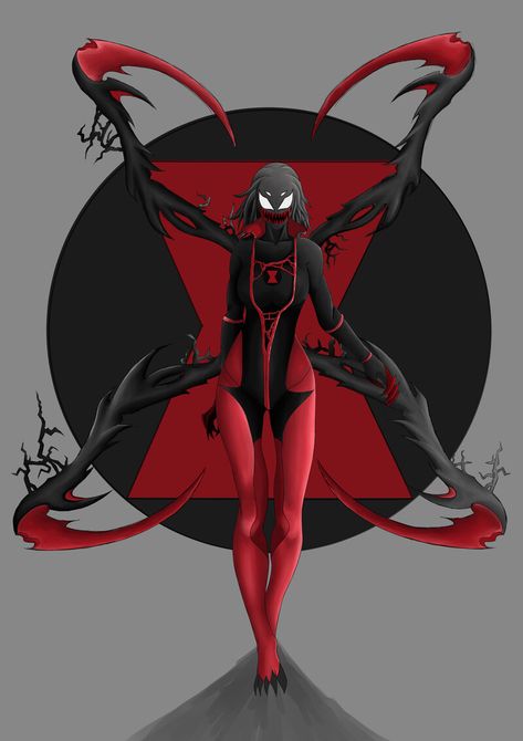 Female Carnage, Symbiote Oc, Symbiote Art, Carnage Symbiote, Marvel Spider Gwen, Carnage Marvel, Symbiotes Marvel, Marvel Venom, Female Character Concept