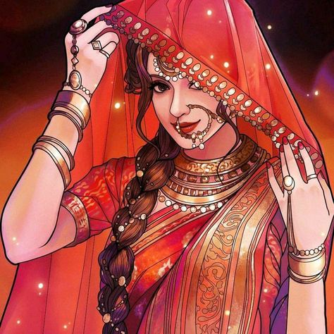 Like Animation, Hartalika Teej, India Illustration, Indian Illustration, Hindu Festival, Image Film, Fashion Illustration Sketches Dresses, Beautiful Art Paintings