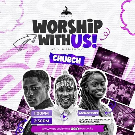 Welcome To Church Flyer Design, Event Poster Inspiration, Church Poster Ideas, Welcome To Church, Event Poster Design Inspiration, Dance Posters, Christian Graphic Design, Church Media Design, Church Flyer Design