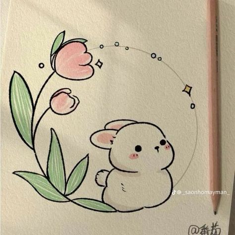 #cute #doodles FOR #GIRLS Doodle Ideas Drawing, Cute Art Easy Drawings, Draw Cute Things Easy, Beautiful Stickers Design, Cute Drawings With Pencil, Drawing Cute Easy Doodles, Easy Drawing Sketches Simple, Cute Aesthetic Things To Draw, Pics For Drawing