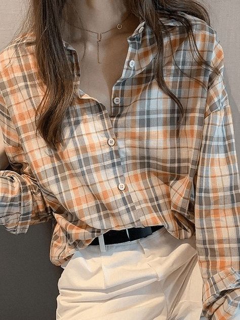 2023 Buy Vintage Checkered Long Sleeve Button Blouse under US$17 in Shirts Online Store. Free Shipping with US$69+. Check reviews and buy it today. Style: Casual, Street, Y2K, Vintage, Preppy, Sweet Pattern Type: Checkered Print Fabric Content: Polyester Blend #y2k #retro #aesthetic #vintage #vintagestyle #backtoschool #backtoschooloutfits #firstdayofschooloutfit #streetstyle #outfits #ootd #trendyoutfits #fashionista #casualoutfits #longsleeve Retro Summer Outfits, Outfit Dark, Street Y2k, Clothing Aesthetic, Vintage Preppy, Checkered Print, Button Blouse, Checker Print, Bodycon Floral Dress