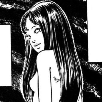 manga : tomie. Bryson Tiller, Layout, Black And White, Hair, White, Black