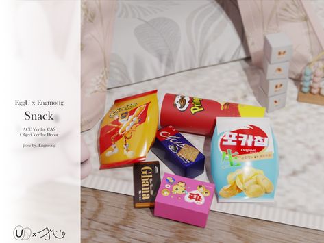 Sims 4 Snack Clutter, Ts4 Mods, 4 Family, Sims 4 Family, Mod Furniture, Free Sims 4, Asian Snacks, Sims 4 Mods Clothes, Sims4 Cc