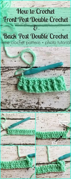 Fpdc Crochet Stitch, Crochet Front Post, Hobbies Ideas, Interesting Crochet, Crochet Beanies, Back Post Double Crochet, Crochet Stitches Diagram, Crochet Stitches Free, Front Post Double Crochet