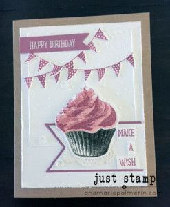 Sweet Cupcake1 Stampin Up Hello Cupcake, Cupcake Birthday Cards, Cupcake Cards, Hello Cupcake, Sweet Cupcake, Cupcake Card, Sweet Cupcakes, Cake Card, Birthday Card Ideas