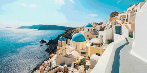 image Grecia Santorini, Santorini Grecia, Where Is Bora Bora, Greek Islands To Visit, Best Island Vacation, Oia Santorini Greece, Lanai Island, Best Greek Islands, Honeymoon Destination Ideas