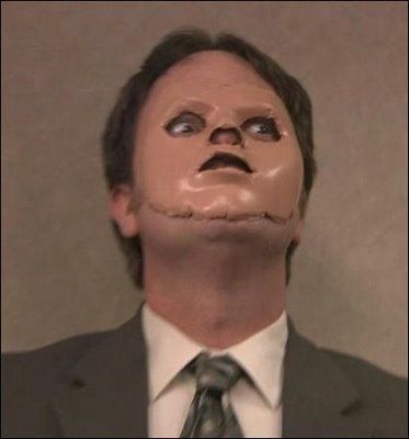 The Office Dwight, The Office, Mask, Memes