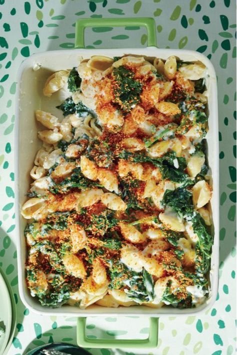 Kale Bake, Chicken And Kale, Creamy Kale, Pasta Bake Recipe, Baked Kale, Kale Pasta, Easy Main Dishes, Baked Pasta, Baked Pasta Recipes