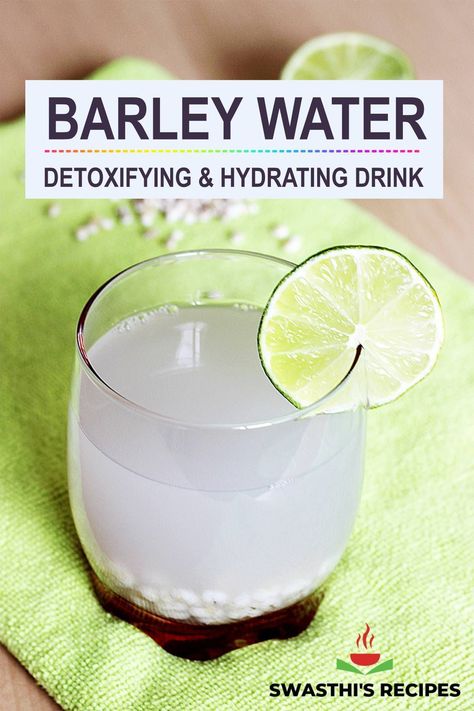 Barley Drink Recipe, Barley Benefits Healthy, Drinks With Coconut Water, Barley Water Benefits, Barley Water Recipe, Healthy Fruit Juice, Water Benefits For Skin, Barley Health Benefits, Asian Drink