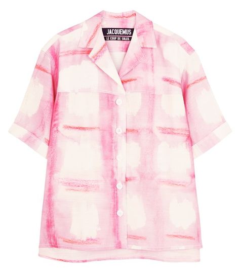 Kemeja Lelaki, Old School Fashion, Summer Trends, School Fashion, Who What Wear, Parisian Style, Pink And White, Fashion Brand, Printed Shirts