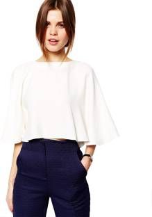 Women Tops - Buy Tops for Women Online at Best Prices In India | Flipkart.com Kimono Crop Top, Wear Crop Top, Asos Petite, Kimono Sleeve, Latest Fashion Clothes, Women's Tops, Look Fashion, Dress To Impress, Cape