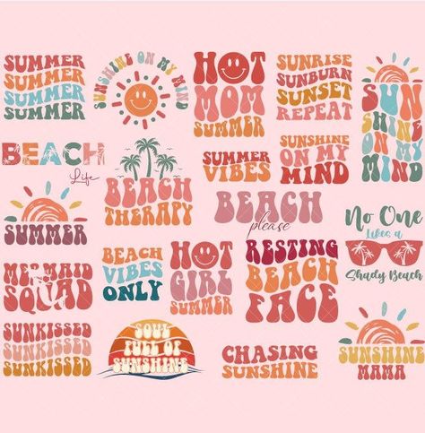 Summer SVG | Retro Summer SVG PNG Sublimation | Groovy Summer Svg | Smiley Face Svg |Summer Vacation Svg | Hot Mom Svg | Summer Quotes Shirt Cute Summer Sayings, Summer Quotes Aesthetic, Summer Scrapbook Ideas, Retro Tshirt Design, Summer Fonts, Summer Sayings, Summer Tshirt Designs, Summer Shirt Design, Svg Smiley Face