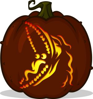 Easy Pumpkin Carving Patterns, Pumpkin Drawings, Scary Pumpkin Carving Patterns, Barbara Maitland, Zombie Pumpkins, Halloween Pumpkin Stencils, Halloween Pumpkin Carving Stencils, Pumkin Carving, Creative Pumpkin Carving