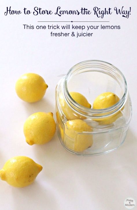 Store Lemons, Storing Lemons, Coloring Tips, Food Info, How To Store, Lemon Recipes, Food Facts, Cakepops, Fruit Desserts