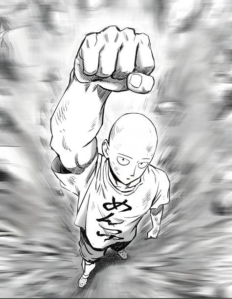 Saitama Manga, Caped Baldy, Opm Manga, Saitama One Punch, Saitama One Punch Man, One Punch Man Manga, Dope Cartoon Art, Manga Panels, Punch Man