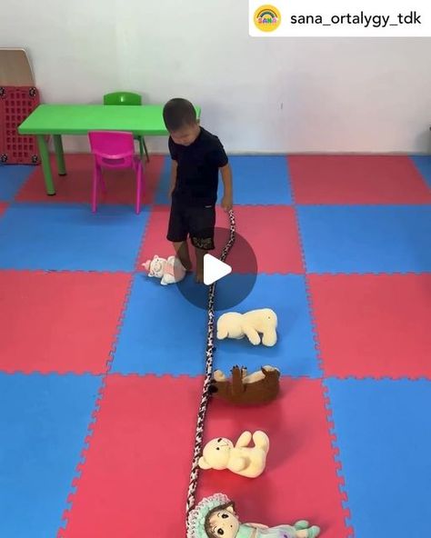 RecGymPros on Instagram: "Struggling to teach your little ones to keep those feet together when jumping? @sana_ortalygy_tdk shared this great idea that is sure to encourage them while perfecting that skill!

#recgympros #gymnastics #gymnasticscoach #toddlergymnastics #kindergym #beginnergymnastics" Toddler Gymnastics, Preschool Gymnastics, Gymnastics Floor, Mini Gym, Gymnastics Equipment, Gymnastics Coaching, Gymnastics, Preschool, Gym