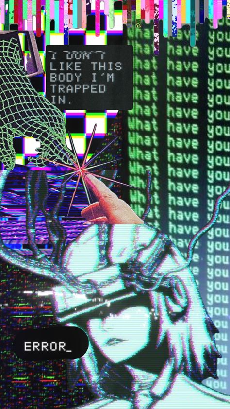 #glitch ￼#error Dark Glitch Aesthetic, Error Aesthetic Wallpaper, Anime Glitch Wallpaper, Tv Glitch Aesthetic, Crt Aesthetic, Where Is My Mind Aesthetic, Glitch Aesthetic Wallpaper, Error Wallpaper Glitch, Glitch Aesthetic Dark