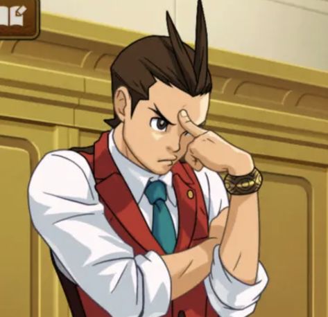 Apollo Justice, Angel Bear, Phoenix Wright, I Believe In Love, The Way He Looks, Ace Attorney, Good Poses, Happy Together, Cutie Patootie