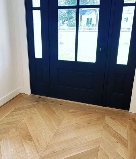 Wide Plank Chevron Floor Pattern | Sconset Chevron by Sawyer Mason Herringbone Entryway Wood, Entryway Herringbone Wood Floor, Wide Plank Herringbone Floor, Herringbone Wood Floor Entryway, Wood Floor Stains, Wood Plank Tile Floor, Herringbone Vinyl Plank Flooring, Chevron Wood Floor, Vinyl Plank Flooring Bathroom