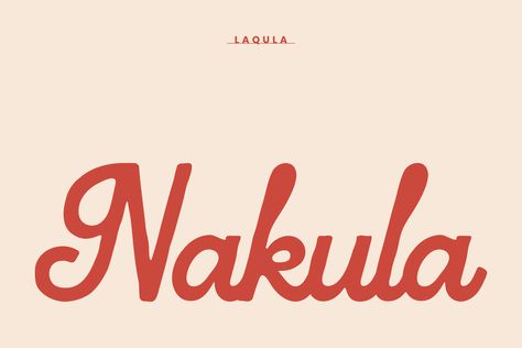 Laqula - Classic Script Font - Web Font License - 500k-1M Pageviews / Month Free Commercial Fonts, Hand Drawn Fonts, Free Script Fonts, Type Foundry, Font Inspiration, Brand Fonts, Creative Fonts, Types Of Lettering, Retro Font