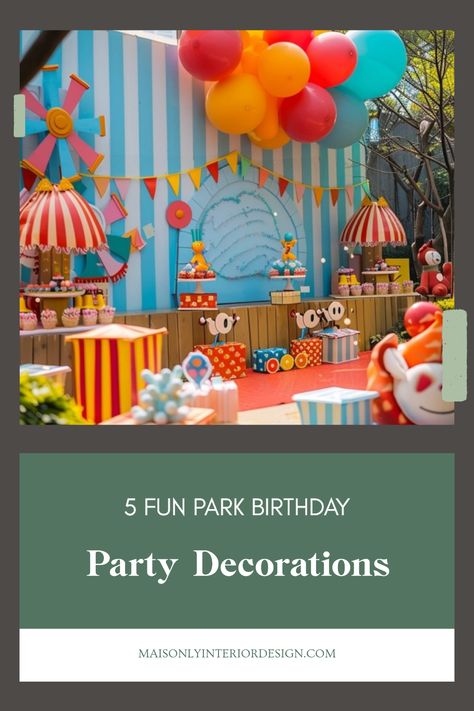 Make your child’s birthday party unforgettable with these 5 fun park birthday party decoration ideas! From colorful balloons to themed table settings, discover how to create a delightful outdoor space. Transform a simple park picnic into a festive wonderland using banners, vibrant flowers, and handcrafted signs. Learn creative ways to engage young guests, ensuring everything from games to cake displays spark joy. Embrace nature while catering to all ages and making sure everyone enjoys a special day filled with laughter and delight. Park Birthday Party Decorations, Whimsical Centerpieces, Themed Table Settings, Park Birthday Party, Birthday Party At Park, Cake Displays, Space Party Decorations, Birthday Party Decoration Ideas, Park Picnic