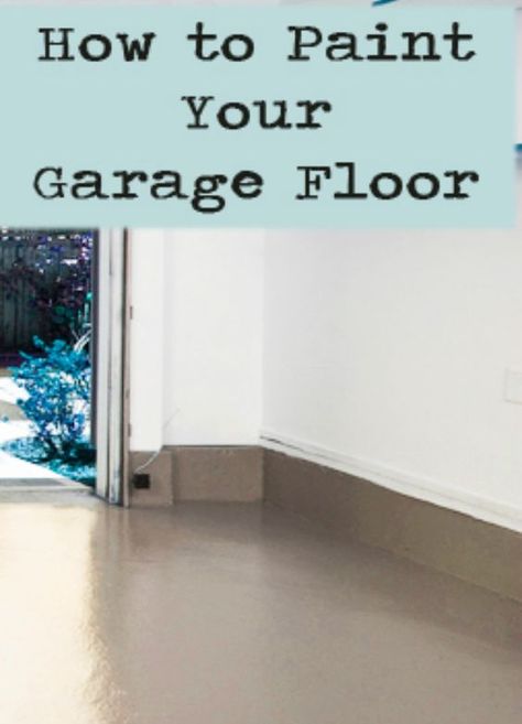 garagefloor Garage Boden, Garage Floor Paint, Garage Remodel, Casas Coloniales, Garage Makeover, Garage Floor, Garage House, Garage Organization, Painted Floors