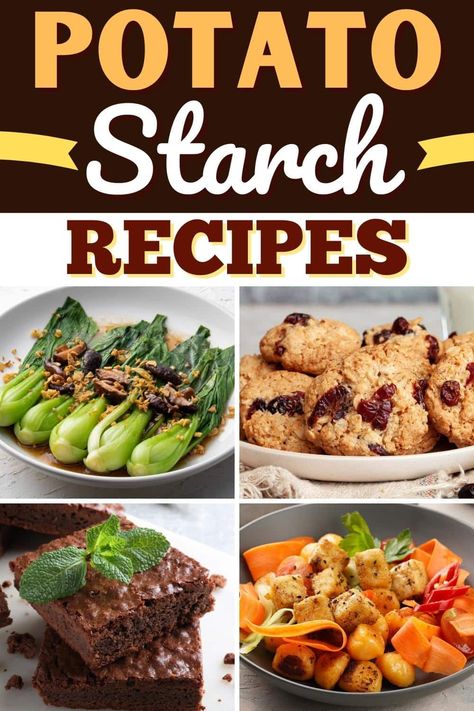 From fried chicken to fudgy brownies, these potato starch recipes are too good to miss. They're naturally gluten-free, too, so everyone can enjoy a bite. Starch Dishes, Starch Recipes, Ways To Cook Eggplant, Starch Foods, Recipes With Ingredients, Making Gnocchi, Tofu Dishes, Clam Recipes, Potato Starch