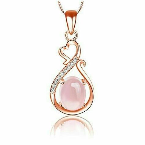 Rose Quartz Pendant Necklace, Quarts Crystal, Rose Quartz Necklace Pendants, Diamond Pendants Designs, Quartz Pendant Necklace, Diamond Pendant Sets, Heart Shaped Pendant Necklace, Amethyst Necklace Pendant, Necklace Cute