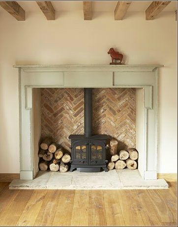 Wood Burning Fireplace Inserts, Large Fireplace, Wood Stove Fireplace, Farmhouse Fireplace, Pellet Stove, Log Burner, Up House, Home Fireplace, Wood Burner