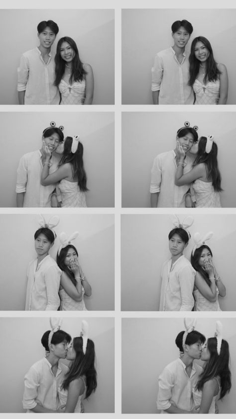 Cute Couple Photobooth, Bf Gf Photoshoot Poses, Couple Photobooth Ideas, Photobooth Couple Poses, Photobooth Pictures Couple, Photobooth Poses Couple, Photobooth Pose Ideas, Photo Box Couple Pose, Photobox Couple