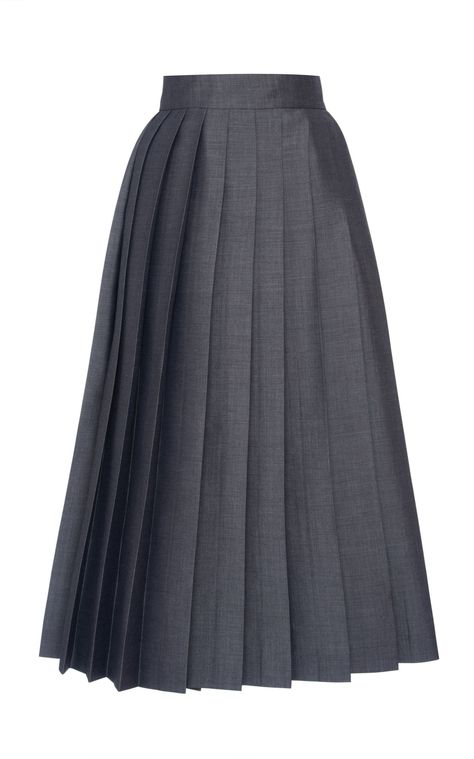 Prada 2020, Snow White Outfits, Satin Wrap Top, Proper Attire, Wool Midi Skirt, Prada Collection, Prada Fashion, Designer Skirts, Draped Blouse