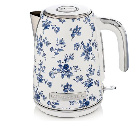 Eco Cup, Electric Tea Kettle, Stainless Steel Kettle, China Rose, Cord Storage, Blue China, Tea Kettle, Small Appliances, Laura Ashley