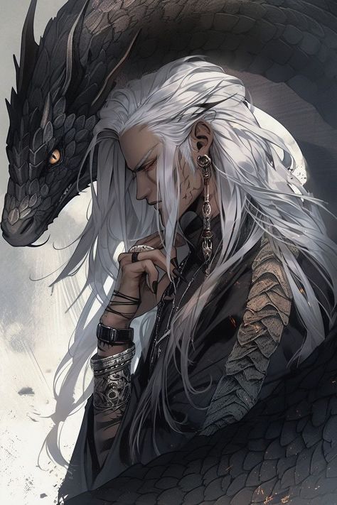 Dragon Shifter Fantasy Art, Dragon Shifter Male, Anime Goth Boy, Fantasy Paradise, Dragon Shifter, Anime Goth, Drawing Examples, Fantasy Drawings, Human Male