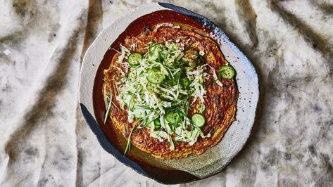 Eggplant and Cabbage Dinner Frittata Recipe | Bon Appetit Eggplant Frittata, Stovetop Frittata, Dinner Frittata, Best Cabbage Recipe, Best Eggplant Recipe, Recipe Eggplant, Frittata Recipe, Vegetarian Cabbage, Frittata Recipes