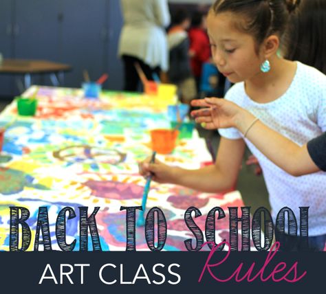 Ahhh…the first day of school. No doubt you’ve already been into your art room putting new art supplies into pretty bins, throwing out all the junk that you stuffed into drawers last June and dreaming about all the perfect students you’ll be teaching. If you’re really ambitious you might create stations in your art … First Day Of Art Activities, Art Class First Day, First Day Art Class Ideas Elementary, First Day Of Art Class Activities, First Day Of School Art Projects, First Day Art Class Ideas, First Day Of Art Class Elementary, Art Class Activities, Art Expectations