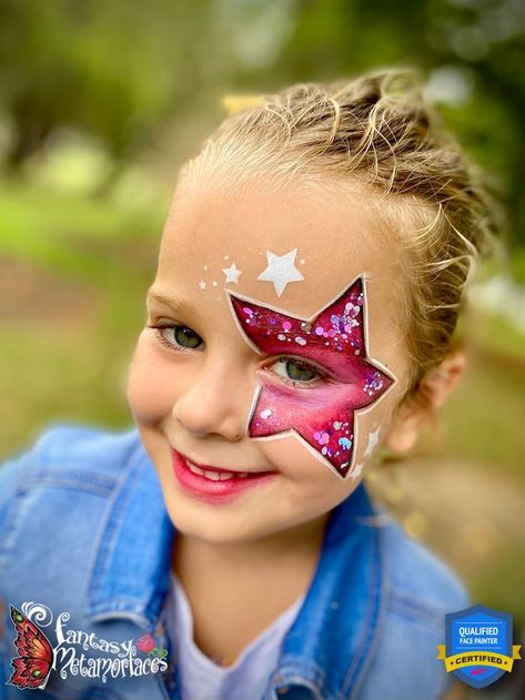 Rock Star Face Paint, Astronaut Face Paint, Disney Face Painting, Dinosaur Face Painting, Mermaid Face Paint, Face Painting Images, Rainbow Face Paint, Glitter Face Paint, Animal Face Paintings