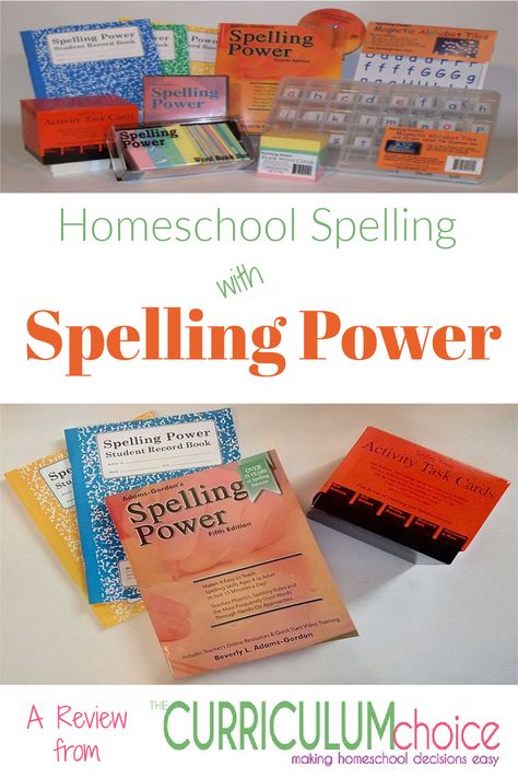 Homeschool Spelling with Spelling Power - The Curriculum Choice Teach Spelling Words, Homeschool Spelling, Teach Spelling, Spelling Ideas, All About Spelling, Phonics Programs, Charlotte Mason Homeschool, Short Vowel Words, Teaching Spelling