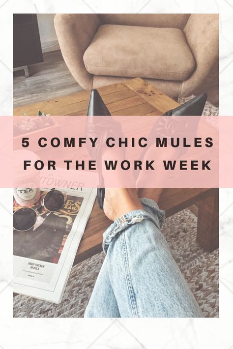 Comfy chic mules for work!  #mules #shoesale #designershoes #under100 #shoesale #flatshoes #shoesforwork #workwear #workapproppriateshoes Mules Shoes Outfit Work, Work Mules, Loafer Mules Outfit, Mules Shoes Outfit, Mule Shoes Outfit, Beige Mules, Mules Outfit, Black Mules, Shoes Outfit