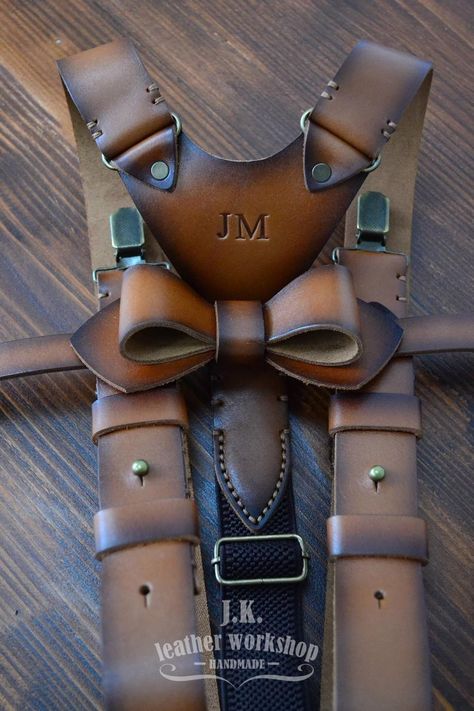 Mens Leather Suspenders, Leather Suspenders Wedding, Suspenders Groomsmen, Leather Suspenders Men, Groom Suspenders, Wedding Suspenders, Leather Braces, Groomsmen Suspenders, Brown Suspenders