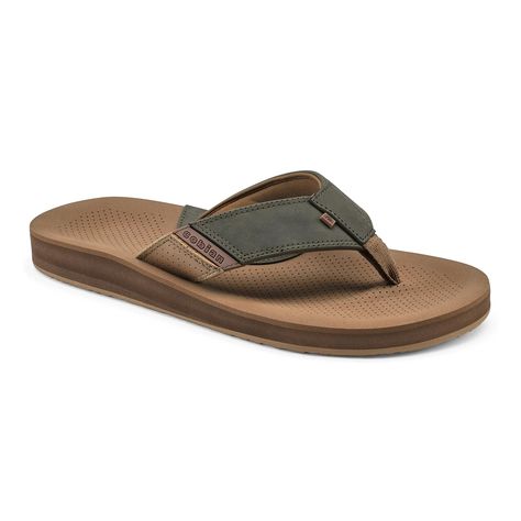 PRICES MAY VARY. Cobian sandals come in whole sizes only. For half sizes, move up to the next whole size (e.g., 8½ to 9) for optimal comfort. Comfortable synthetic leather strap with padded jersey lining. Micro injected logo and perforated strap detail. Soft EVA top sole with custom perforated pattern. Molded midsole with full arch support, heel cradle, and toe bar. Slide into ultimate relaxation in these simple and comfortable slip-on sandals! They feature a secure thong-style strap, as well as Recovery Sandals, Fishing Gloves, Boat Cleats, Backyard Bbq, Brown Sandals, Mens Sandals, Synthetic Leather, Arch Support, Flip Flop Sandals