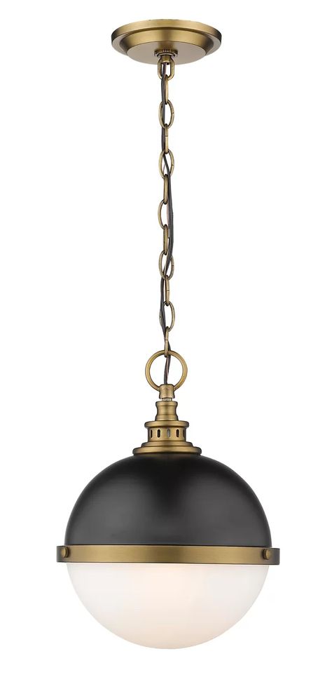 Claudia 2 - Light Single Globe Pendant Glass Globe Pendant Light, Globe Pendant Light, Mini Pendant Lights, Mini Pendants, Window Shopping, Globe Pendant, Hanging Pendant Lights, Black And Brass, Hanging Pendants