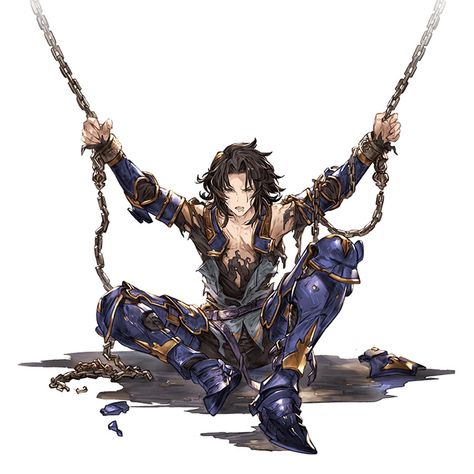 Lancelot SR from Granblue Fantasy Valiant Force, Knight Outfit, Dragon Knight, Black Dragon, Fantasy Warrior, Character Design References, Larp, Character Concept, Anime Character