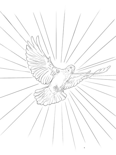 Dove Tattoo Stencil Outline, Dove Outline Tattoo, Dove Tattoo Stencil, Outline Drawing Tattoo, Dove Stencil, Dove Outline, Drawing Tattoo Design, Holy Tattoos, Eagle Wing Tattoos