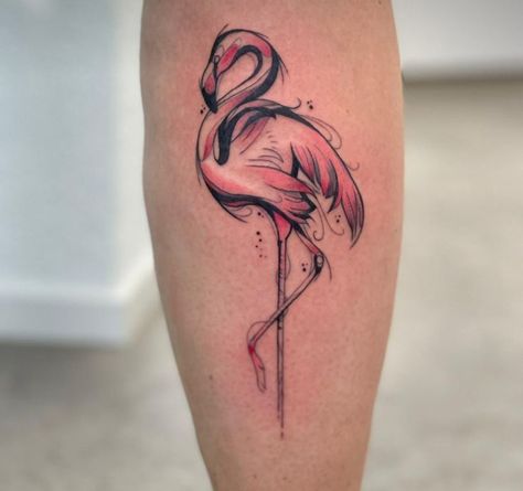 Flamingo Flower Tattoo, Flamingo Tatoos Ideas, Flamingo Tattoo Ideas, Flamingo Mom Tattoo, Flamingo Tattoo Black, Flamingo Tattoo Meaning, Small Flamingo Tattoo, Flaming Tattoo, Flamingo Tattoos For Women