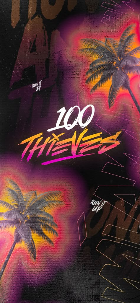 100 Thieves 2019 Call of Duty World League Miami Theme IPhone Wallpaper 100 Thieves Wallpaper Iphone, 100 Thieves Wallpaper, Graphic Design Overlay, Smartphones Design, 100 Thieves, Design Overlay, Game Background Art, Theme Iphone, Game Wallpaper Iphone