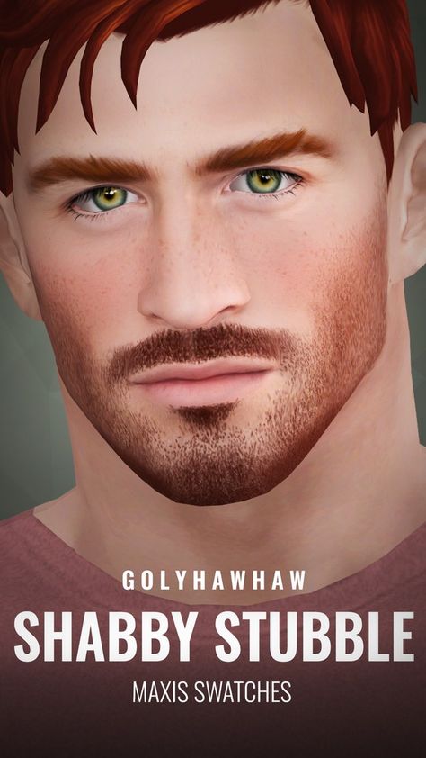 Shabby Facial Hair | Patreon Sims 4 Beard Cc, Sims 4 Beard, Different Beard Styles, Male Sims, Sims 4 Hair Male, The Sims 4 Skin, Thick Beard, Makeup Cc, Mens Facial Hair Styles