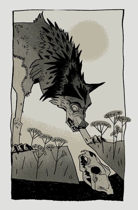 Canine Art, 캐릭터 드로잉, Arte Inspo, A Wolf, Wolf Art, Dark Souls, Funky Art, A Drawing, Creature Art