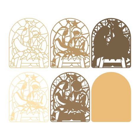 3D SVG Cut Files Quilling Templates, 3d Layered Svg, Wood Laser Ideas, Lantern Art, 3d Printing Business, Laser Cut Wood Crafts, Nativity Christmas, Christmas 3d, Layered Art